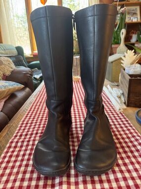 Vivo Barefoot Ryder Women’s Black Leather Minimalist-Earthing -Grounding Boots.